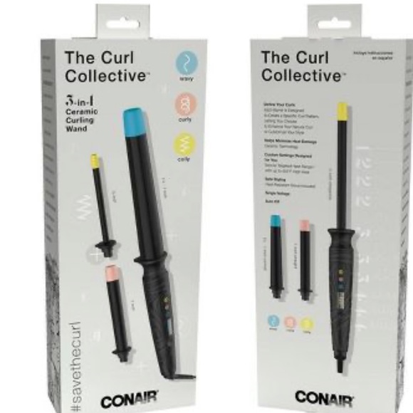 Conair The Curl Collective Ceramic Curling Iron - Black - Picture 2 of 5